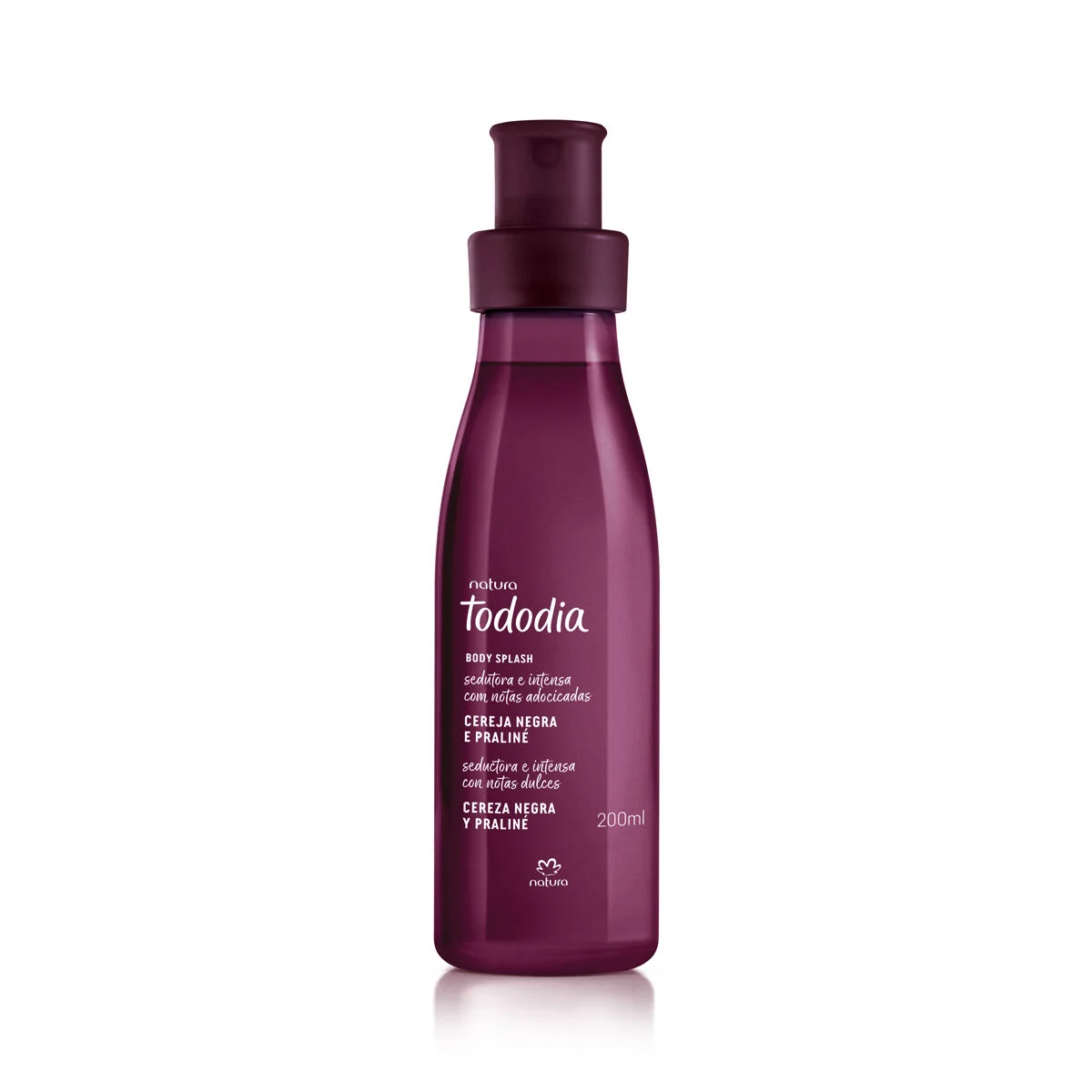 Body splash Cereza Negra y Praliné Tododia 200ml - Image 2