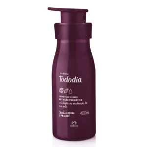 Crema nutritiva para el cuerpo Cereza negra y Praliné 400ml