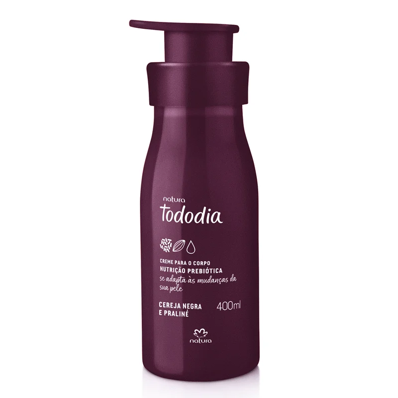 Crema nutritiva para el cuerpo Cereza negra y Praliné 400ml