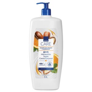 Avon Care 6 En 1 Crema Corporal Aceite De Argán y Naranja - 1000 ml