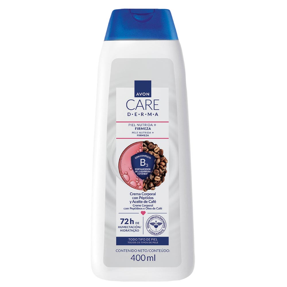 Avon Care Derma Crema Corporal Piel Nutrida + Firmeza - 400 ml